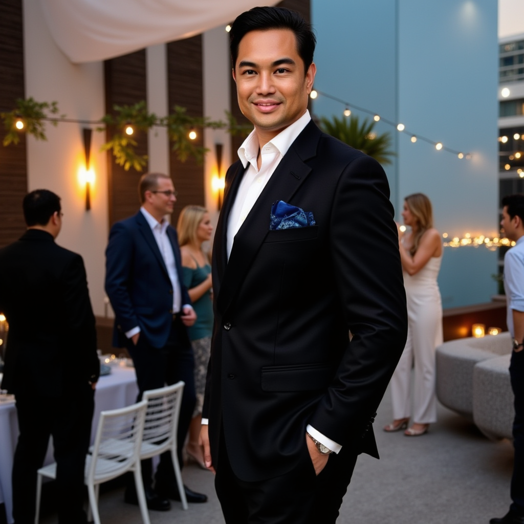 Sir Roderick Medallon at Philanthropic Event